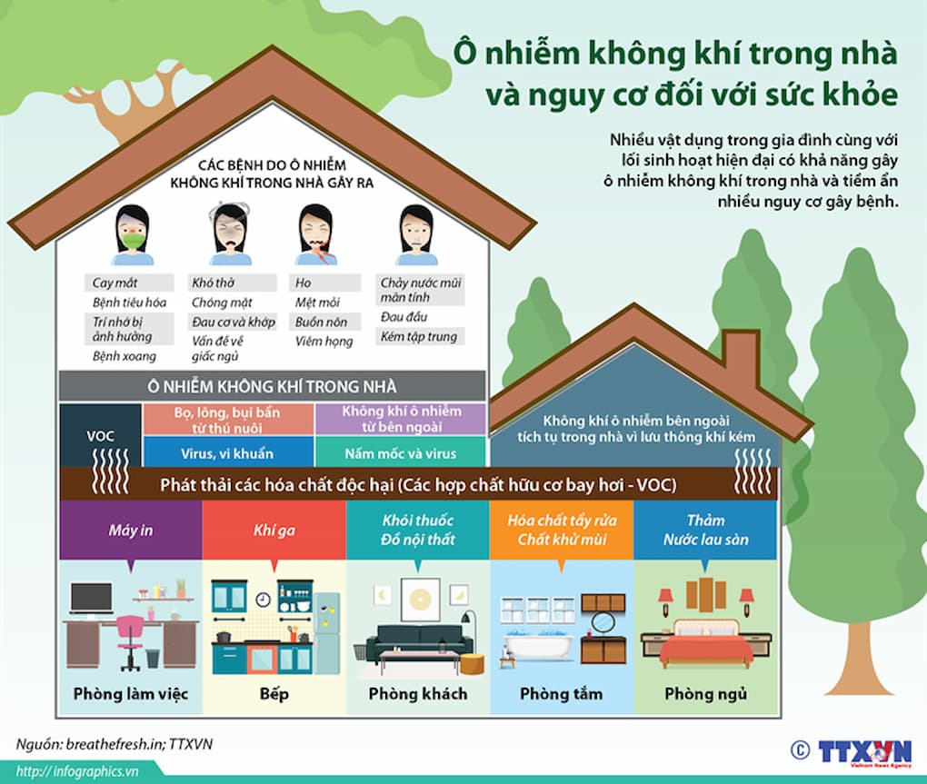 Tác động sâu sắc của ô nhiễm không khí đến sức khỏe con người