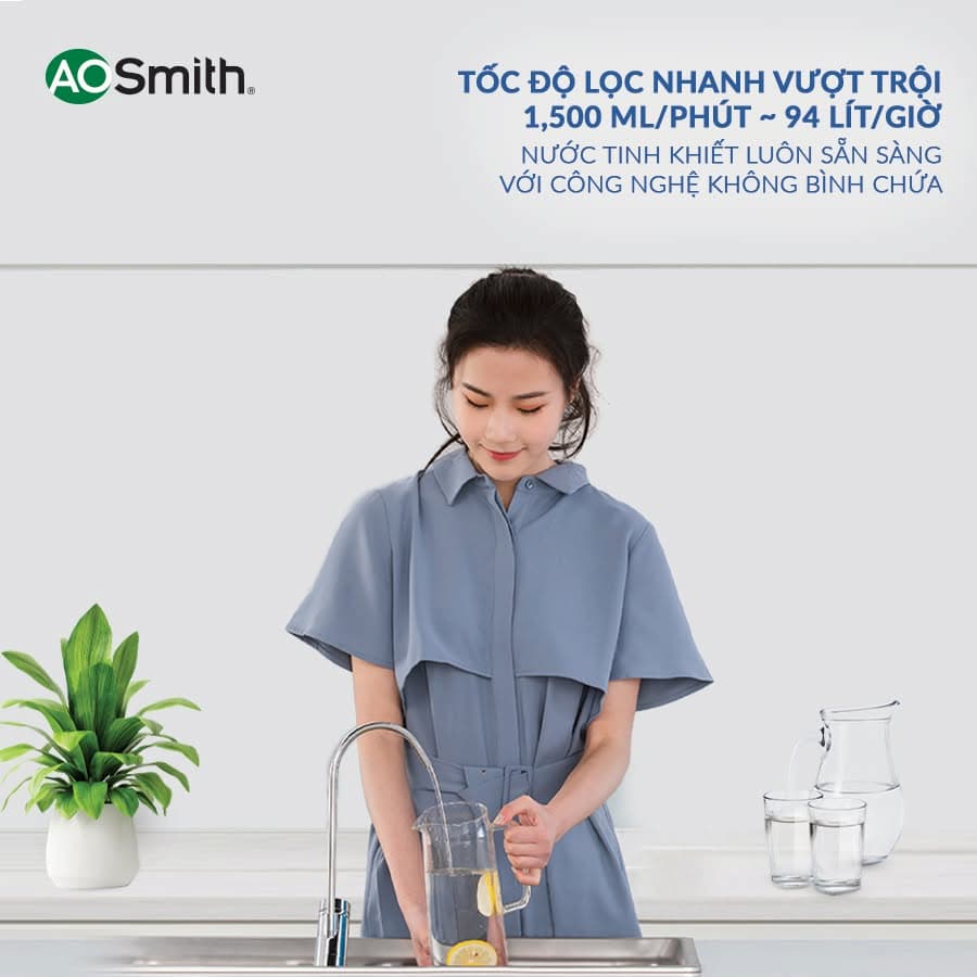 Hệ thống lõi lọc tích hợp và cảnh báo thông minh
