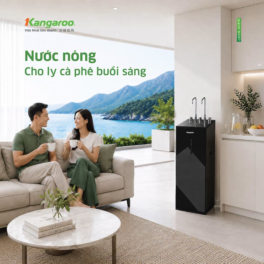 Bảng so sánh máy lọc nước AO Smith và Kangaroo