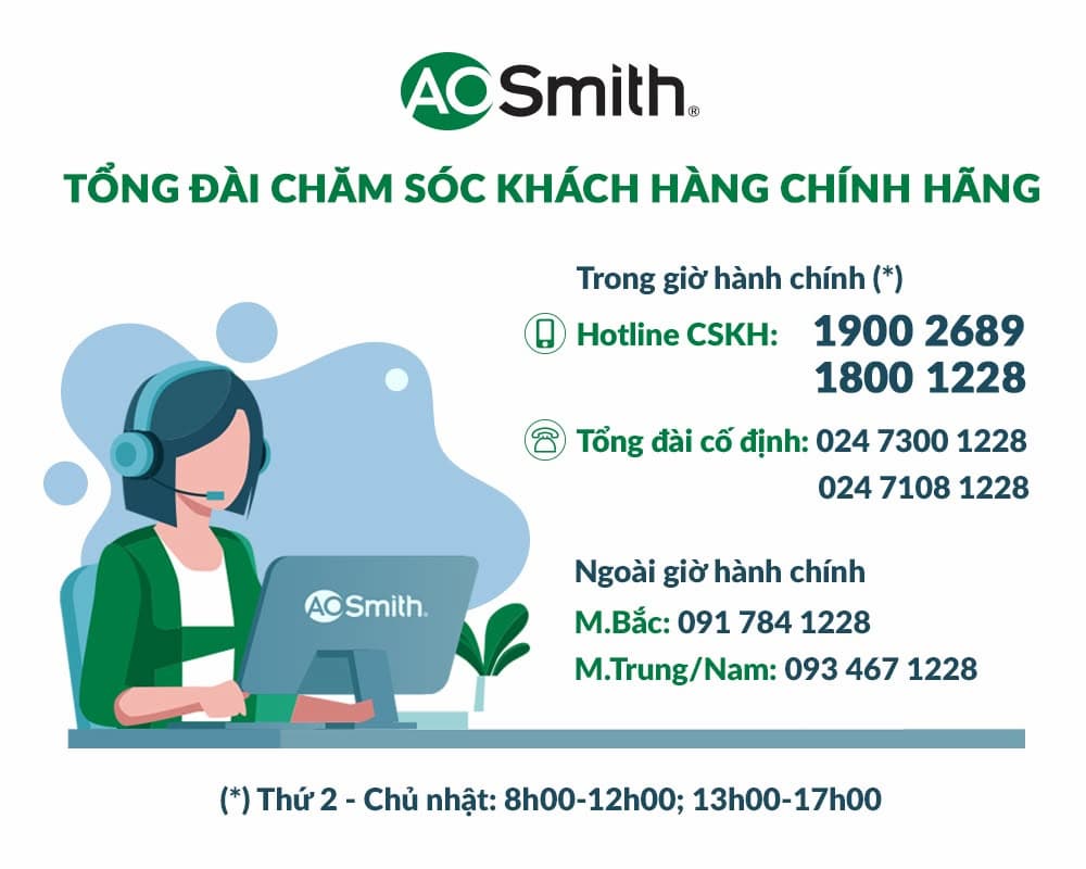 HƯỚNG DẪN KIỂM TRA MÁY LỌC NƯỚC A. O. SMITH CHÍNH HÃNG