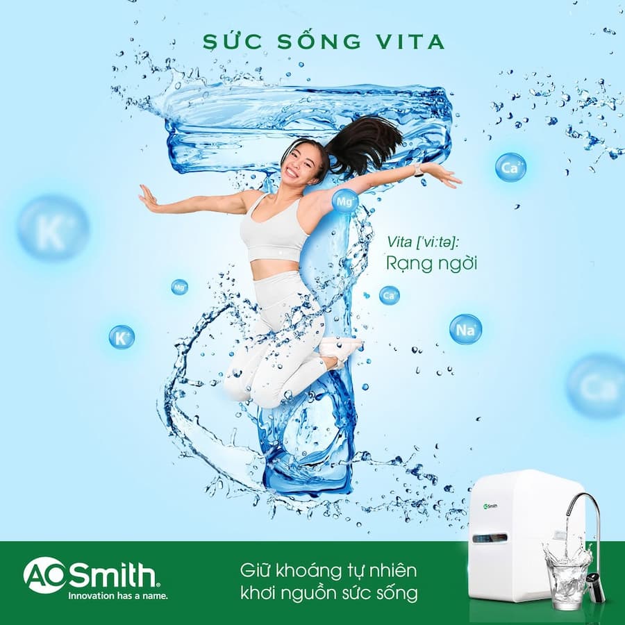 Ưu điểm nổi bật Công nghệ Mineral RO ở máy lọc nước AO Smith