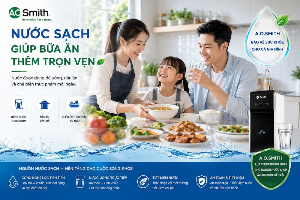 Lời khuyên khi sử dụng máy lọc nước A.O. Smith tại Hà Nội