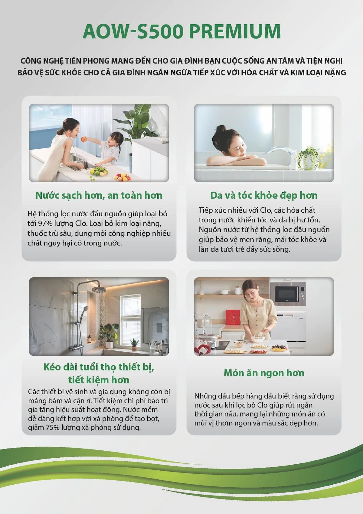 A. O. Smith AOW-S500 PREMIUM TÍNH NĂNG THÔNG MINH VÀ TIỆN ÍCH VẬN HÀNH
