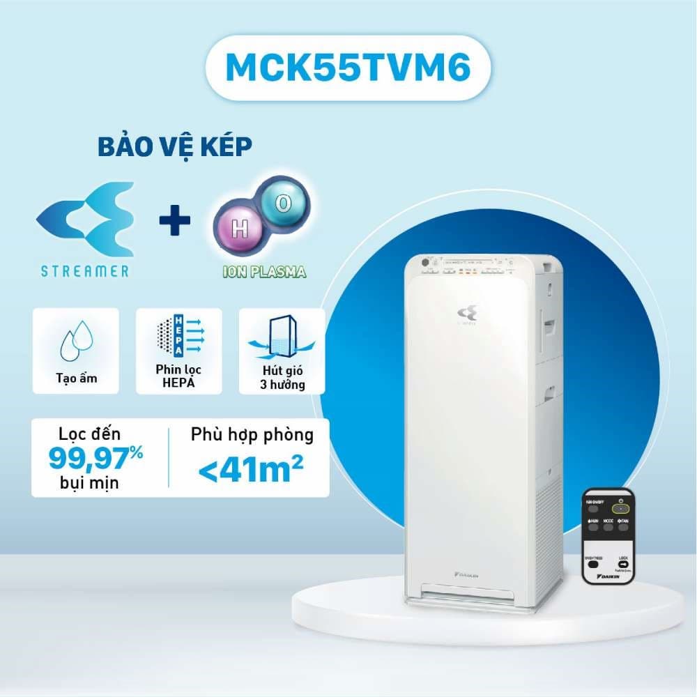 Máy lọc không khí tạo ẩm MCK55TVM6