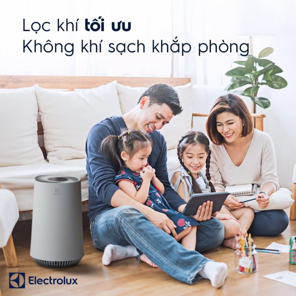 Máy lọc không khí Electrolux đem lại sức khỏe cho bạn và cả gia đình