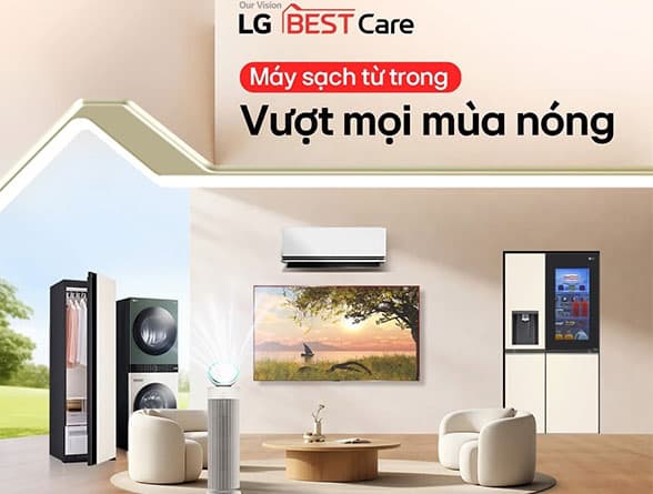 Máy giặt hấp sấy LG Styler