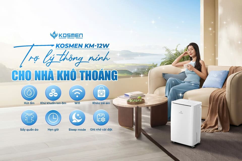 Máy hút ẩm Kosmen nào phù hợp nhất cho gia đình?