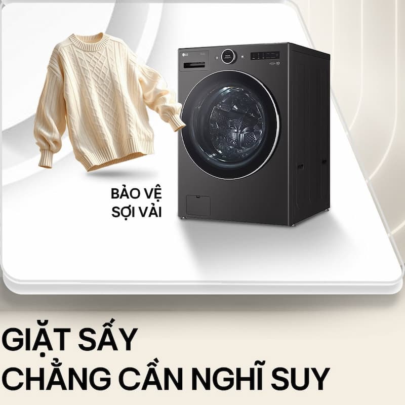 BỘ TỨ VỆ SĨ LG – GIẶT SẤY CHẲNG CẦN NGHĨ SUY