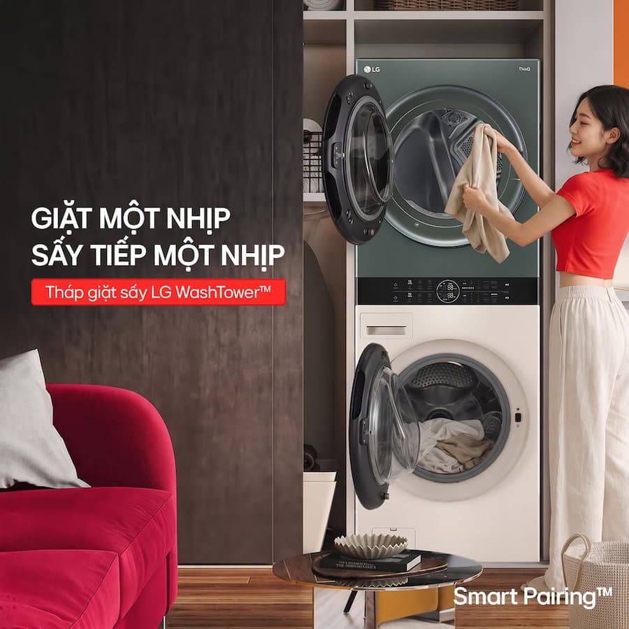 Có Nên Mua Trọn Bộ Máy Giặt & Máy Sấy LG (Hoặc LG WashTower)?