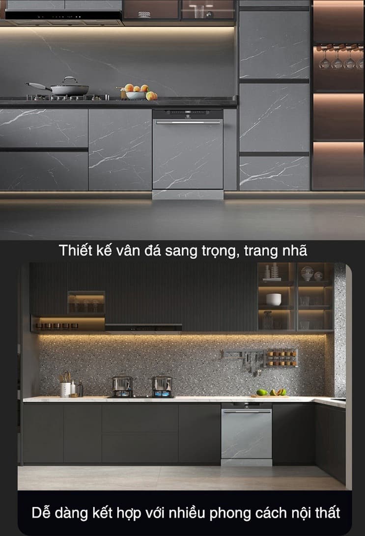 Tính năng nổi bật Máy rửa bát Richborn RDG6080SQG