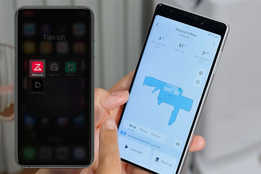 Kết nối robot với ứng dụng Roborock