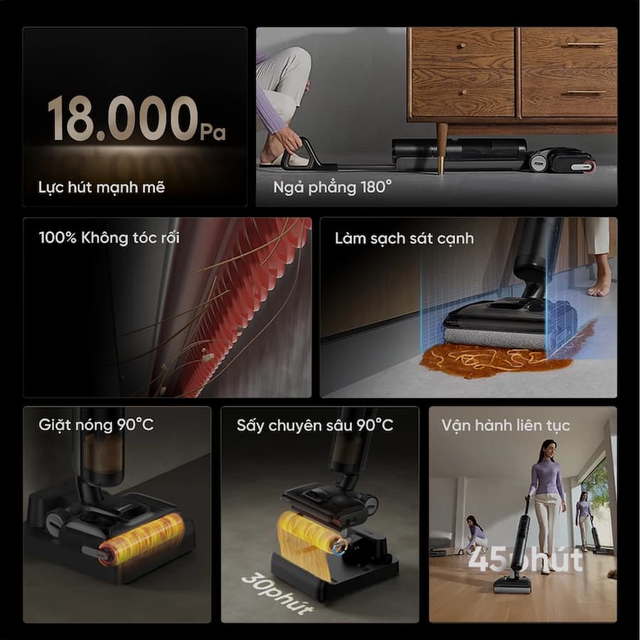 MÁY LAU SÀN DREAME H12 FLEXREACH MỚI: SẠCH SÂU, GIÁ NHẸ - GÓC NHÀ THÊM SÁNG