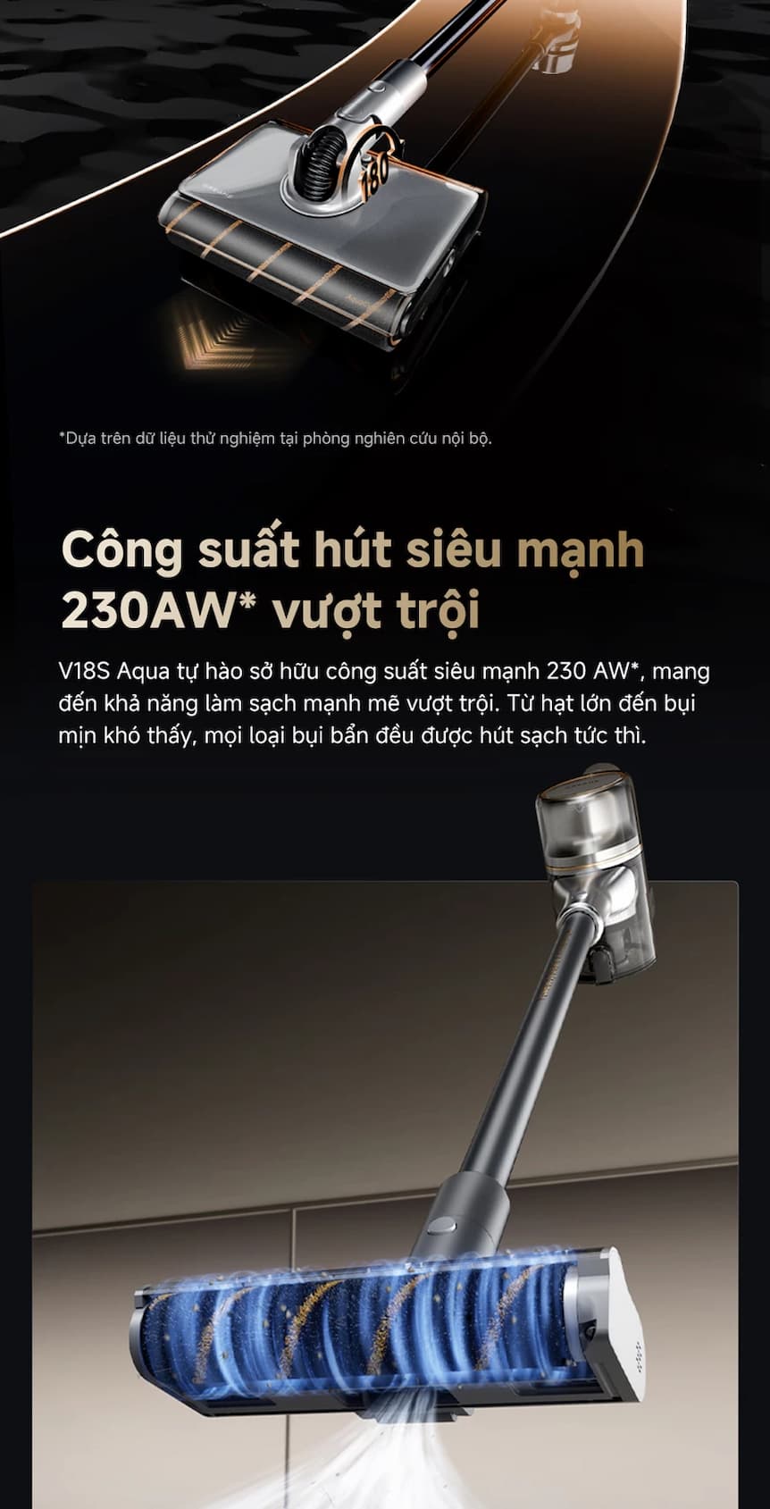 Máy Hút Bụi Không Dây Dreame V18S Aqua – Công Nghệ Làm Sạch Ưu Việt, Hiệu Quả Vượt Trội
