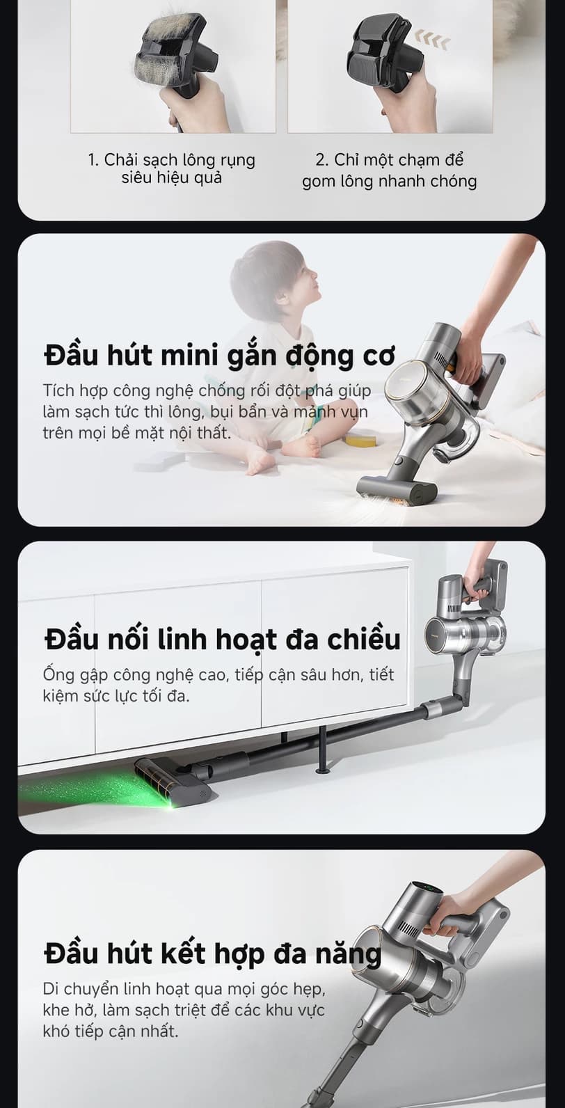 Máy Hút Bụi Không Dây Dreame V18S Aqua – Công Nghệ Làm Sạch Ưu Việt, Hiệu Quả Vượt Trội