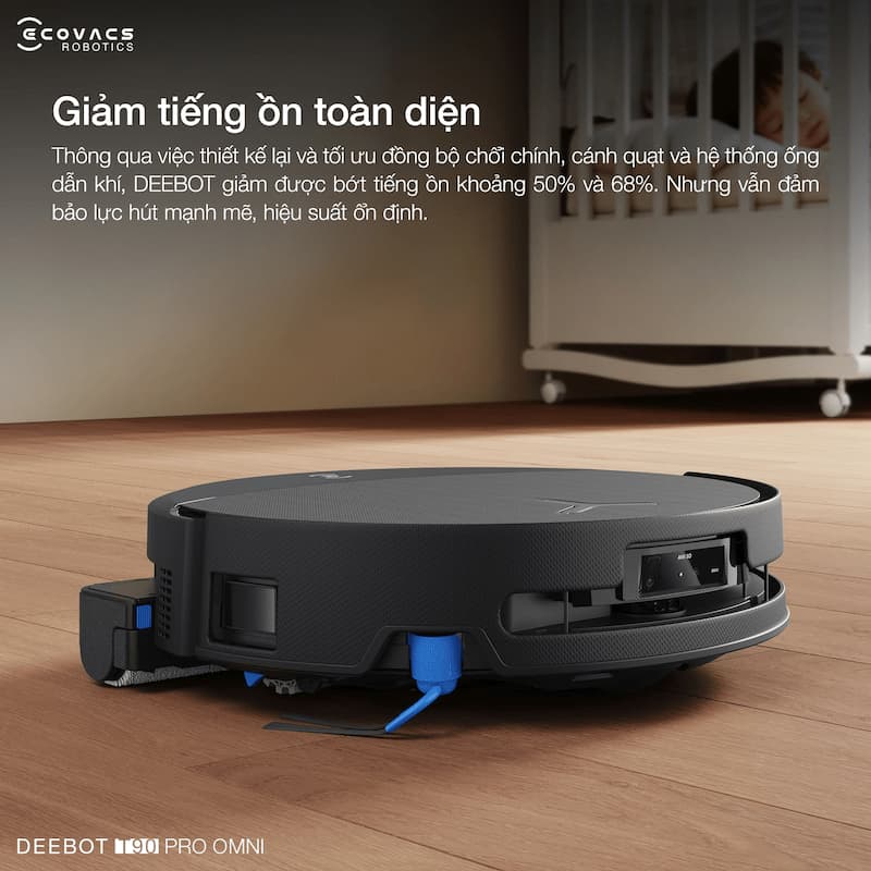 Điểm nổi bật của Robot hút bụi lau sàn Ecovacs DEEBOT T90 PRO OMNI
