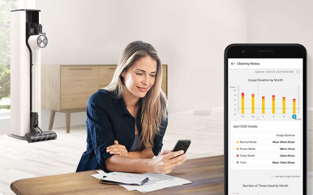 Máy hút bụi LG CordZero A9T-LITE Thiết kế và Tiện ích hiện đại