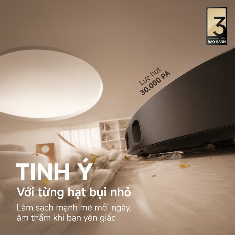 VẬN HÀNH VÀ CHỨC NĂNG CHÍNH ROBOT HÚT BỤI E50 ULTRA