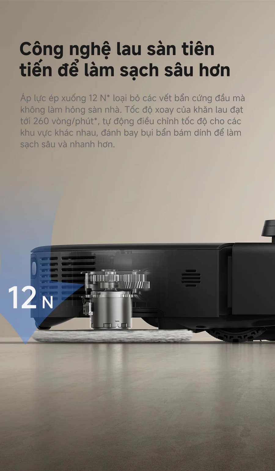 Các công nghệ đột phá Robot hút bụi Mova P70 Pro Ultra