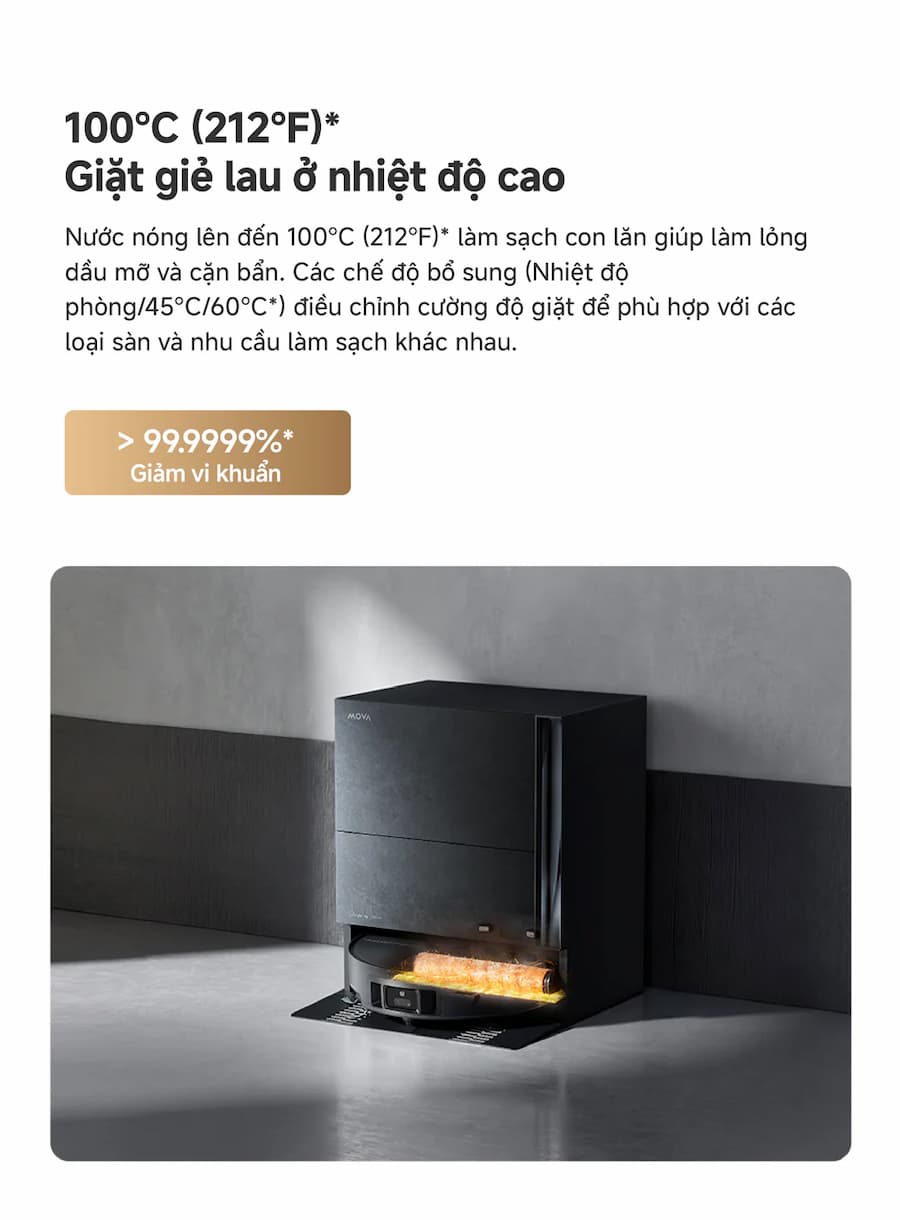 Các Điểm Nổi Bật Cốt Lõi Trên MOVA Z70 Ultra Roller