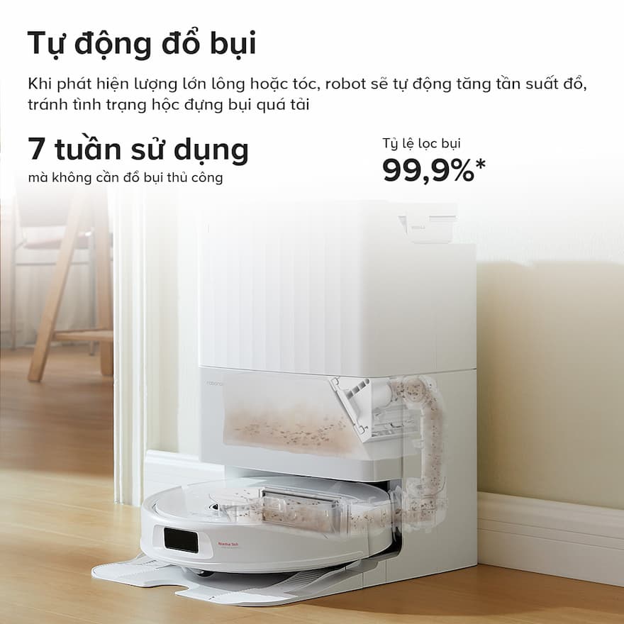 Điểm nổi bật Robot hút bụi lau nhà Roborock Qrevo C Pro