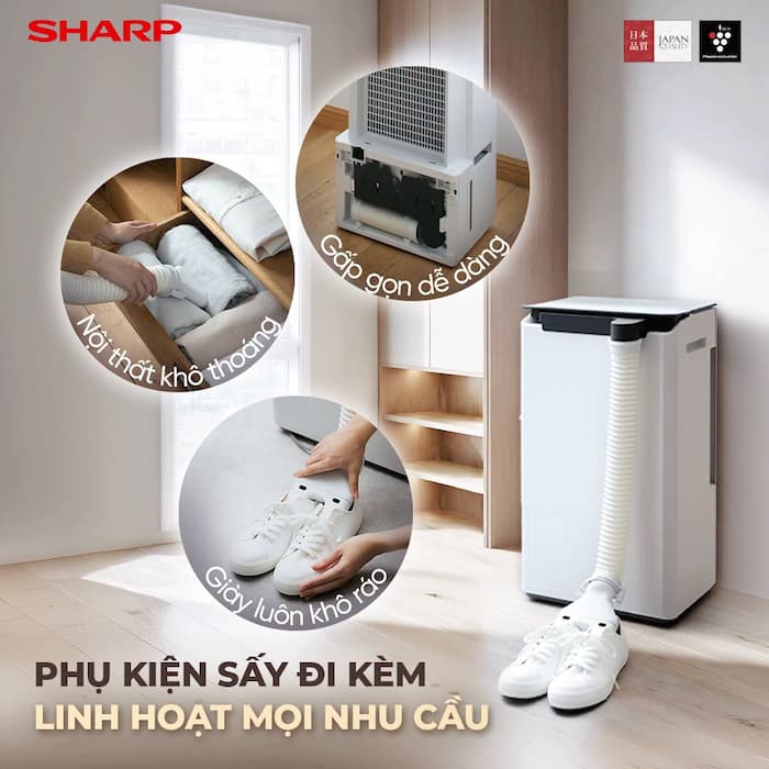 Giới thiệu tổng quan về máy hút ẩm lọc không khí Sharp