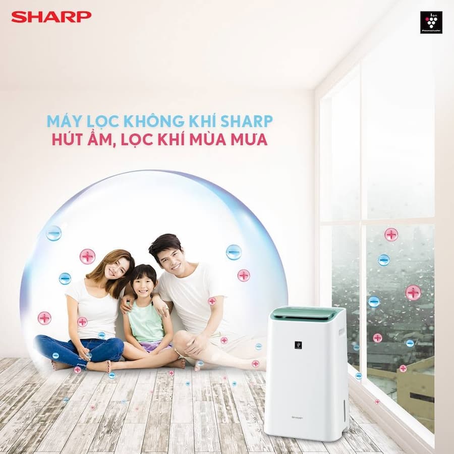 Hướng dẫn sử dụng máy hút ẩm lọc không khí Sharp đúng cách & bền bỉ