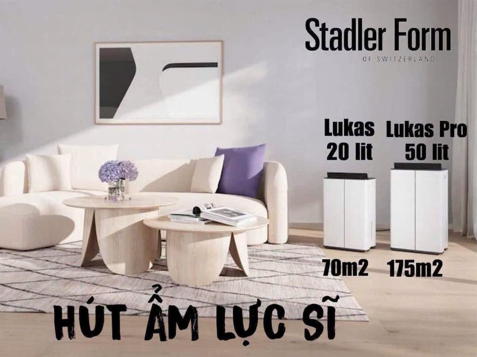 Đánh giá chi tiết các model máy hút ẩm Stadler Form phổ biến