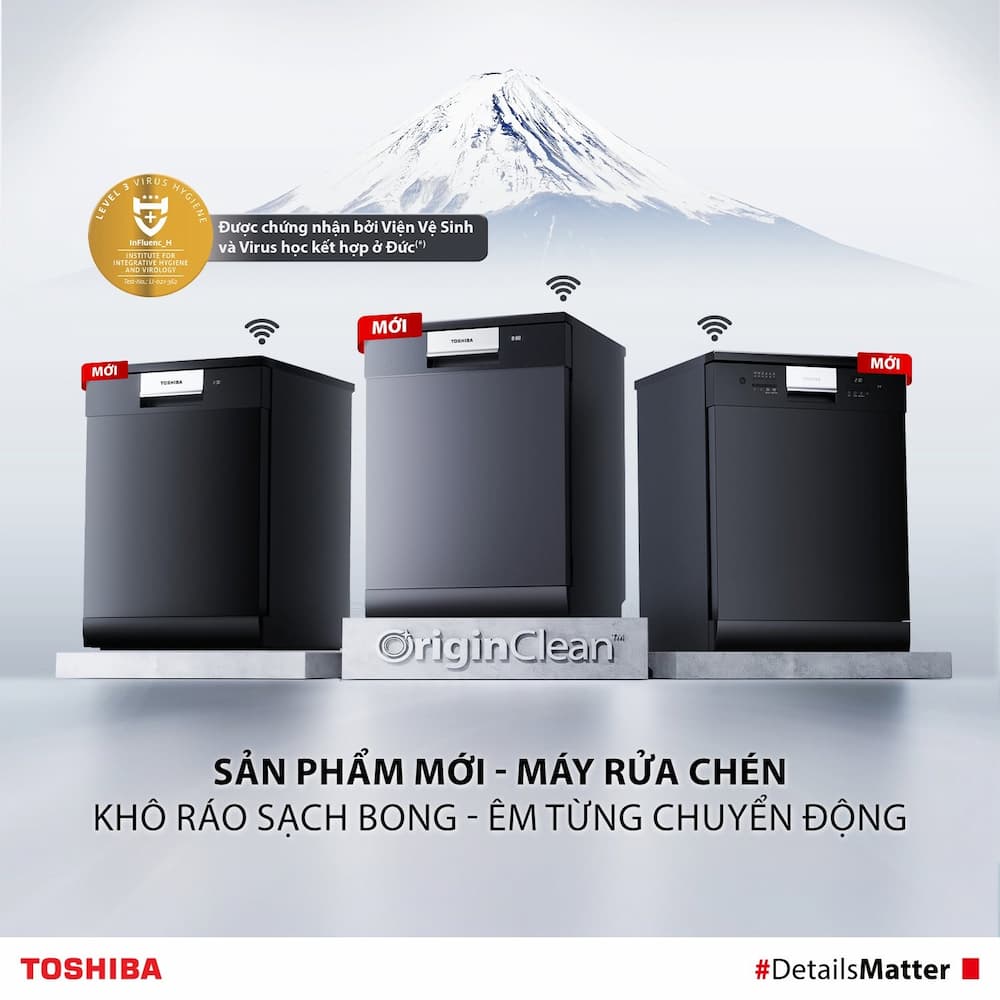 Máy rửa chén bát Toshiba
