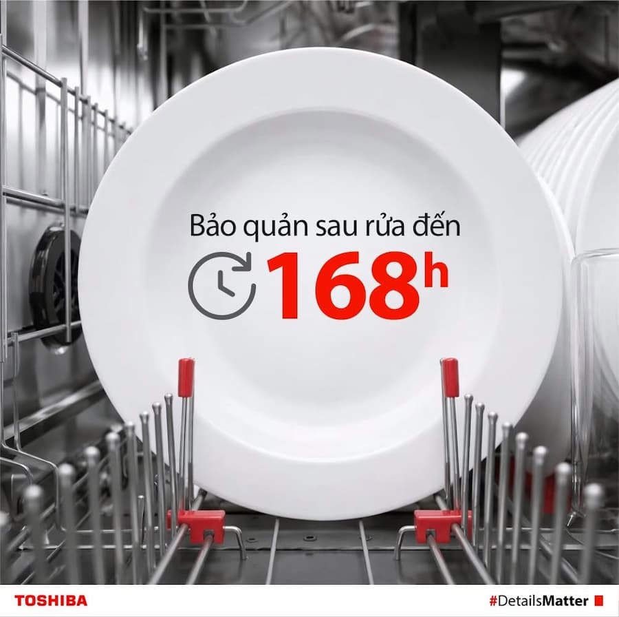 Công Nghệ Nổi Bật Trên Máy Rửa Chén Toshiba