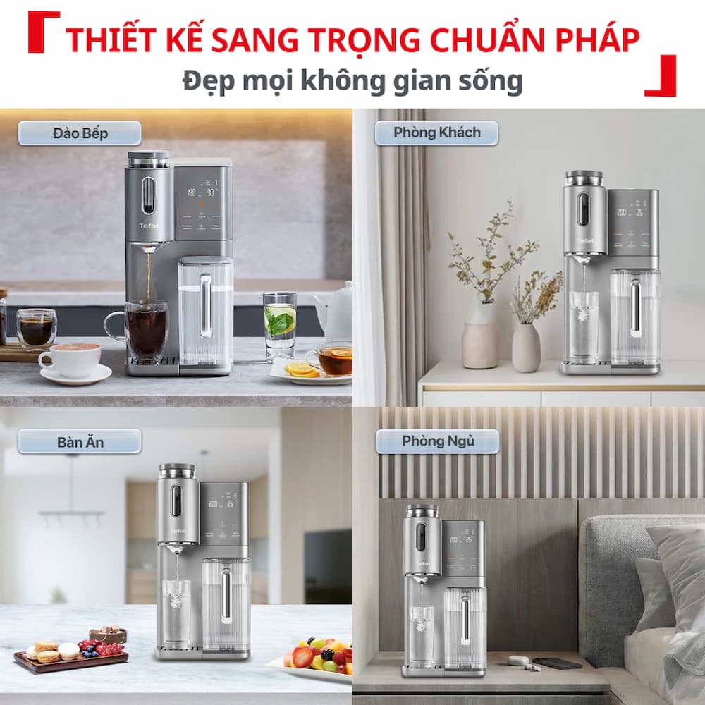 Máy lọc nước Tefal: Giải pháp nước sạch toàn diện cho mọi gia đình hiện đại