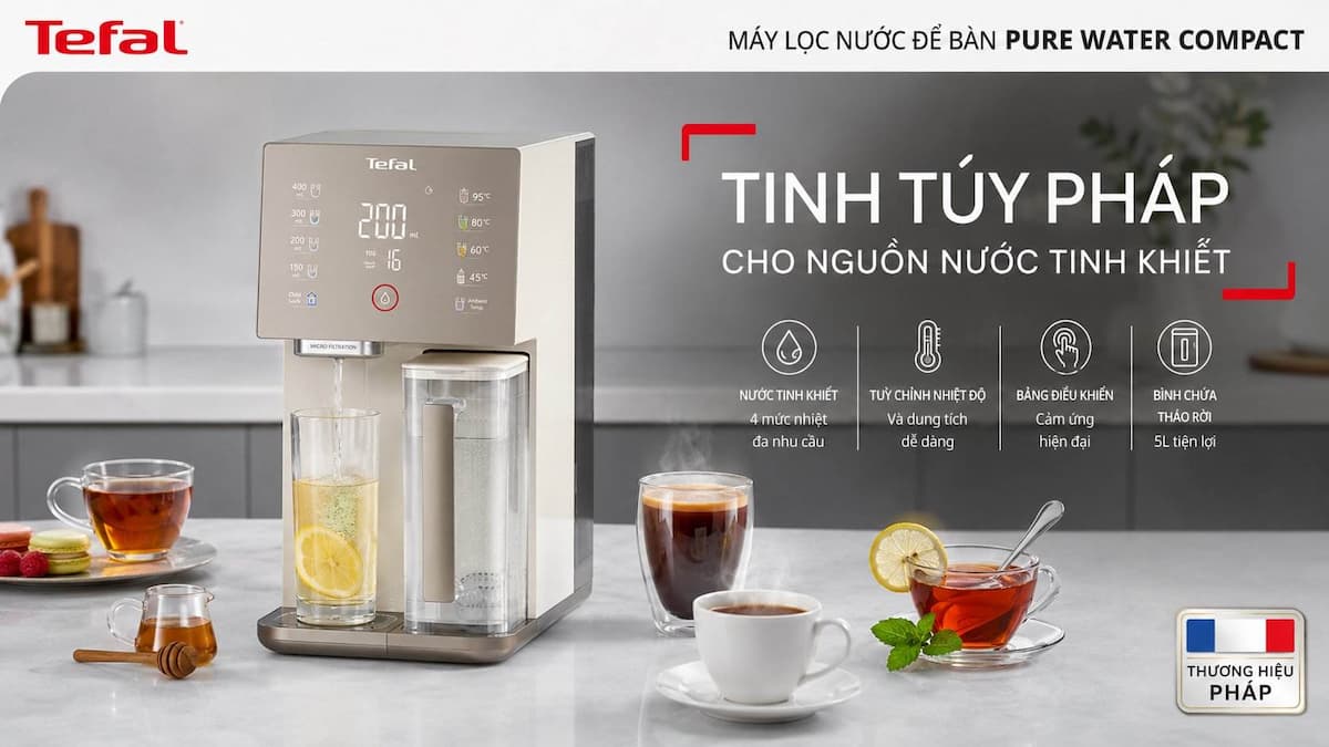 Câu hỏi thường gặp (FAQs) Máy lọc nước Tefal