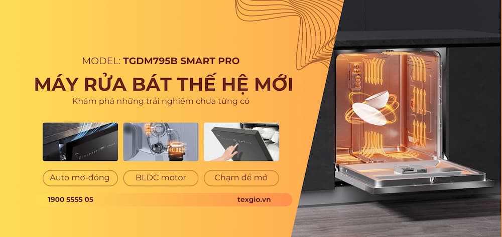 Một Số Model Máy Rửa Bát Texgio Tiêu Biểu & Mới