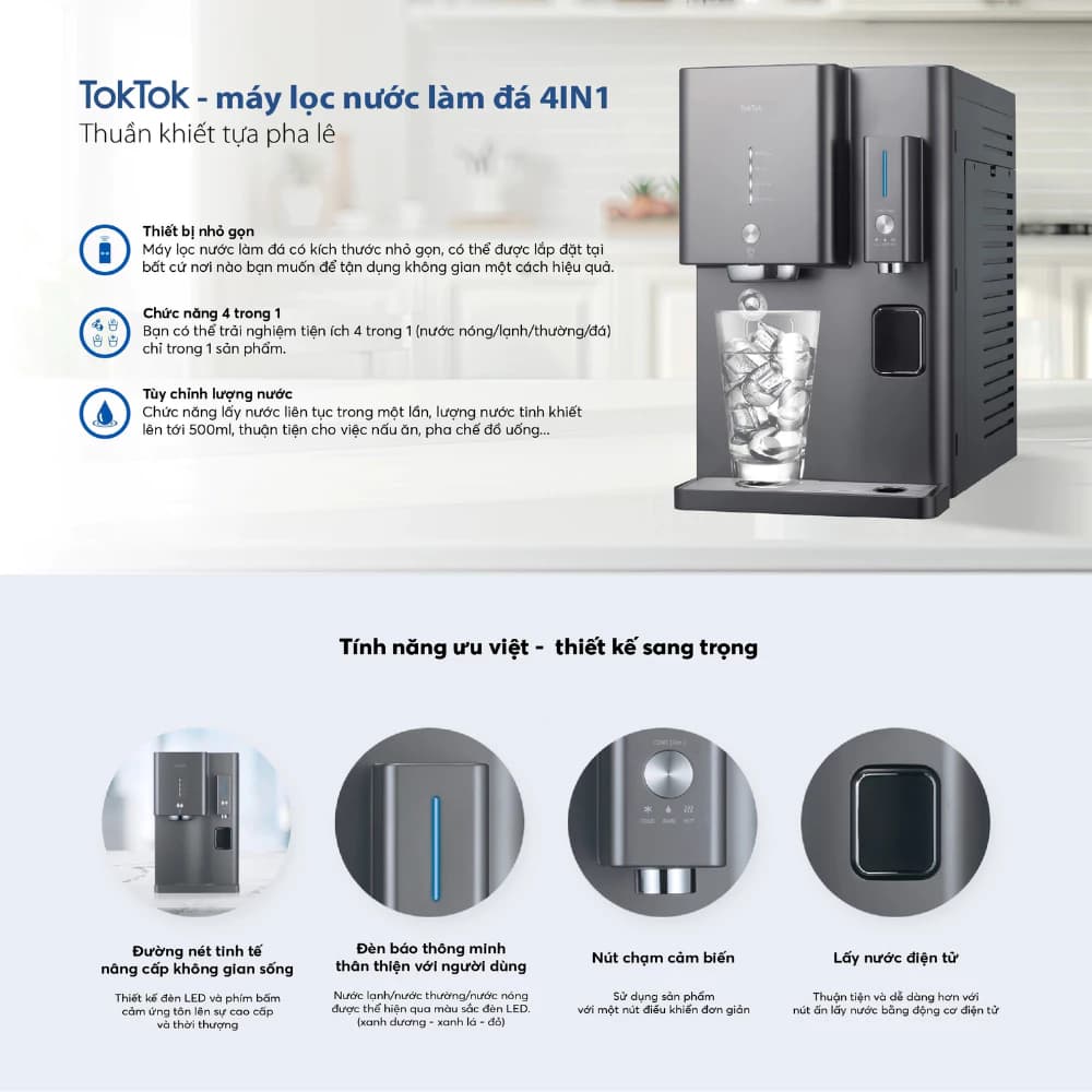 Các Tính Năng Nổi Bật của Máy Lọc Nước TokTok TW-M43 ICE