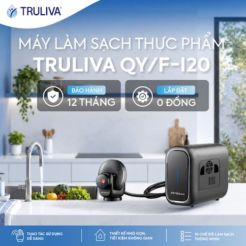 Máy làm sạch thực phẩm và rau củ quả Truliva QY/F-I20