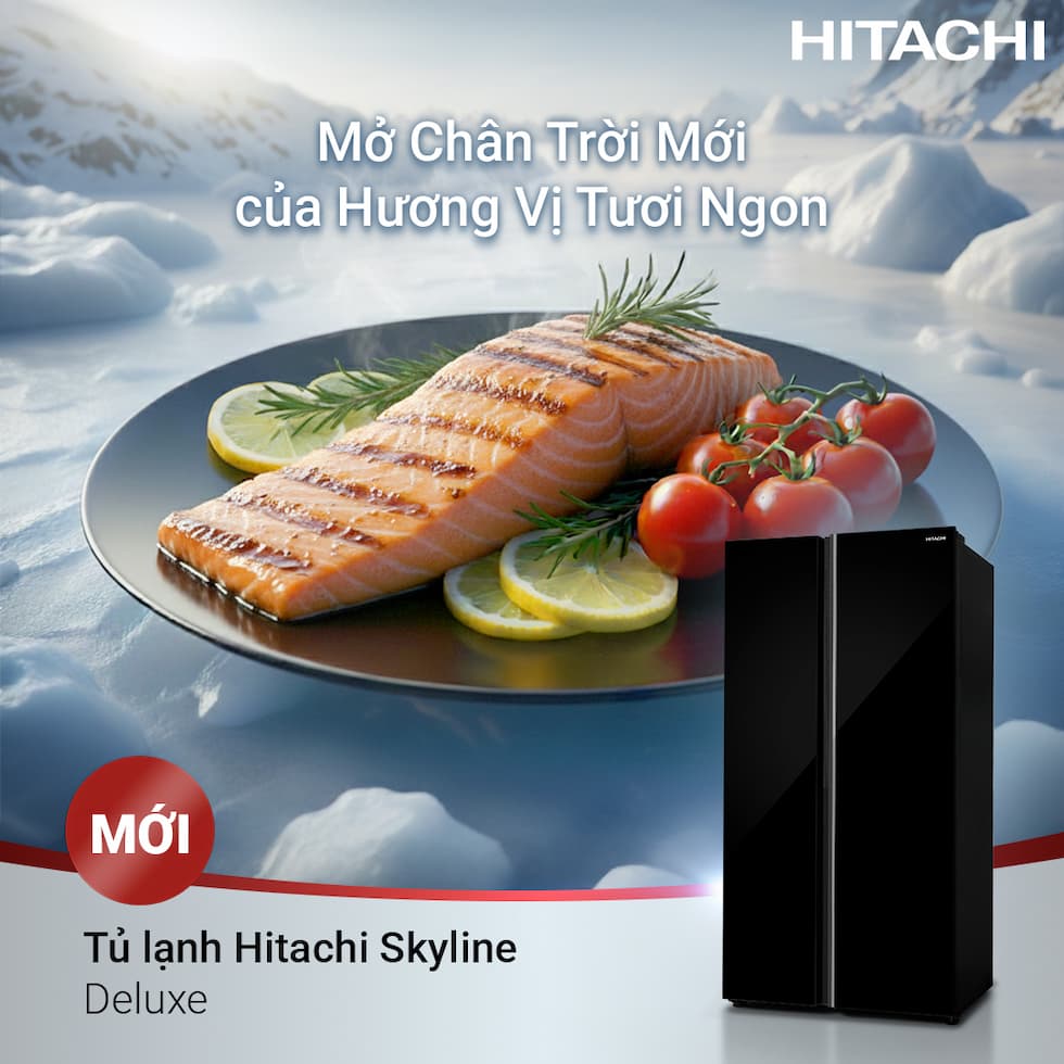 Tiện ích Thông minh & Thiết kế tủ lạnh Hiatchi