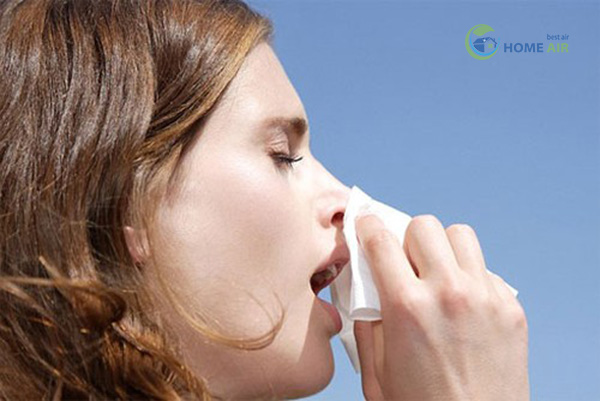 Hắt hơi là triệu chứng dị ứng với bụi