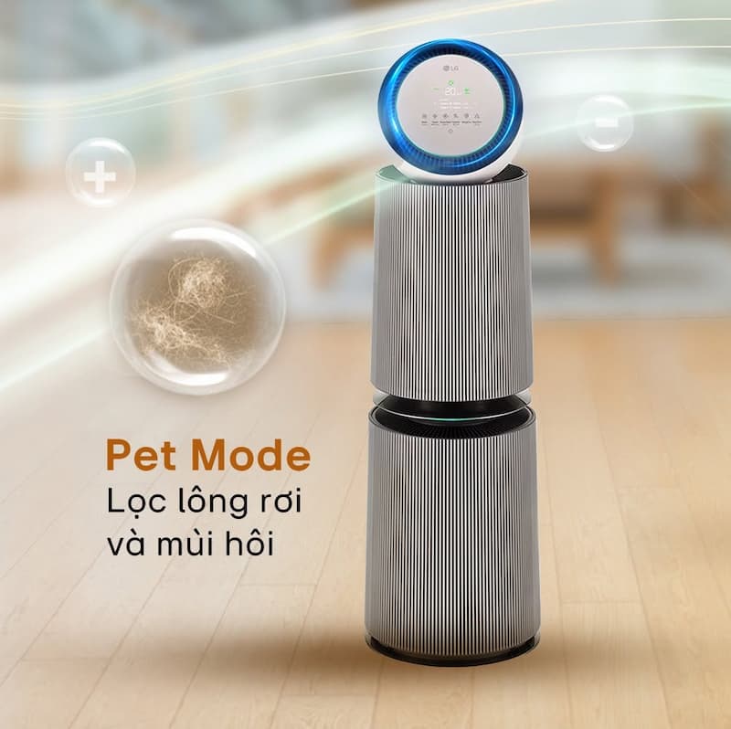 Đánh giá chi tiết Máy lọc không khí LG PuriCare360 Alpha PET AS10GDBY0
