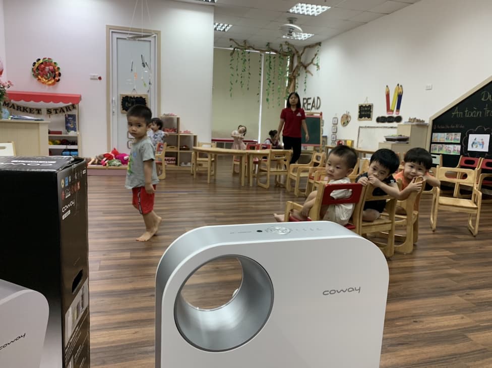 Chiếc máy lọc không khí Coway lọc bụi siêu mịn, khử mùi tốt nhất