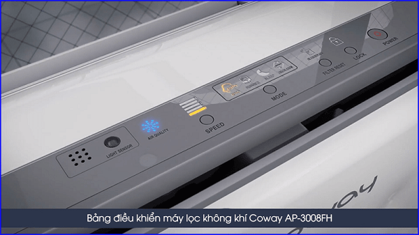 Bảng điều khiển máy lọc không khí Coway AP-3008FH