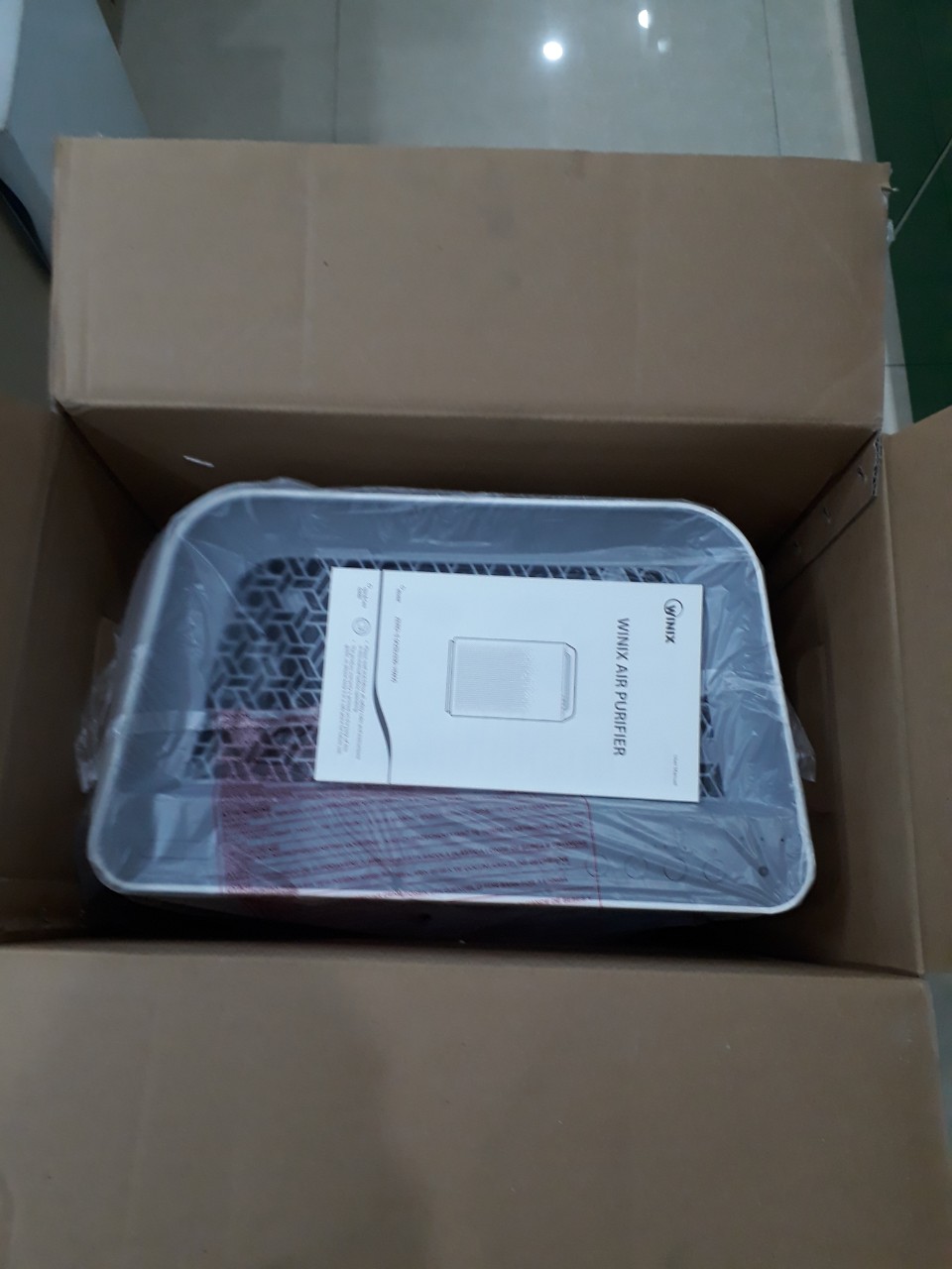 Đập hộp máy lọc không khí Winix Zero S nhập khẩu Hàn Quốc