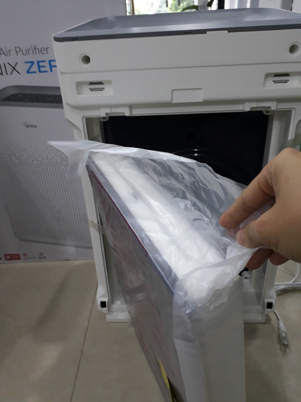 Đập hộp máy lọc không khí Winix Zero S nhập khẩu Hàn Quốc