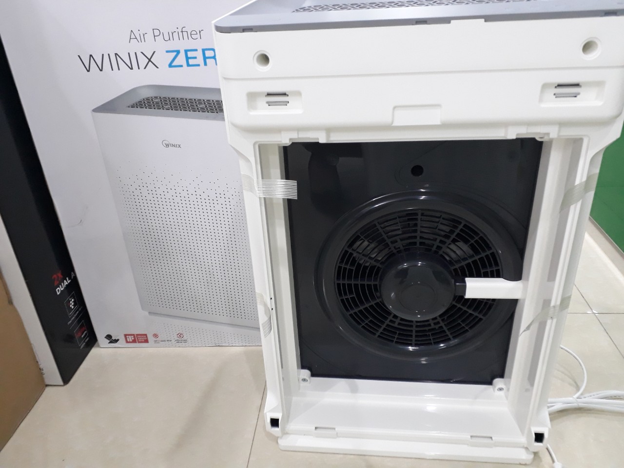 Đập hộp máy lọc không khí Winix nhập khẩu Hàn Quốc