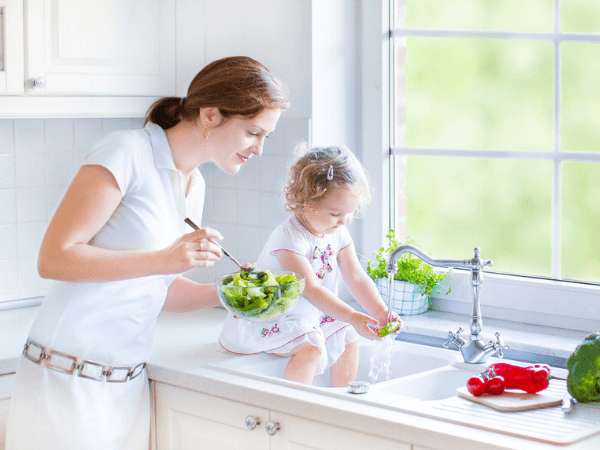 nước lọc để nấu ăn