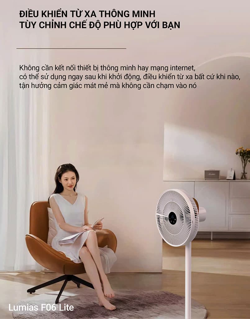 Điểm nổi bật của Quạt Lumias F06 Lite